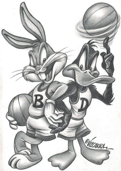 daffy duck drawing|bugs bunny draws daffy duck.